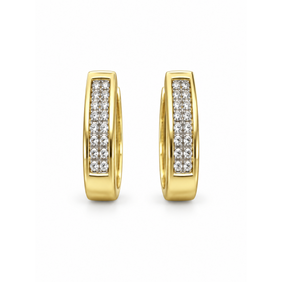 Pre Owned 14ct Diamond Earrings ZC47